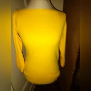United colors of Benetton canary yellow sweater